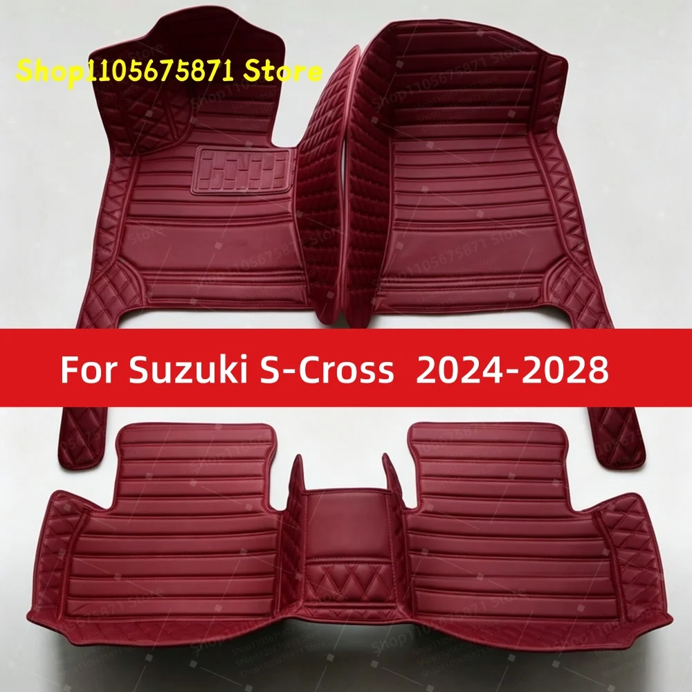Custom Car Floor Mats Fit For Suzuki S-Cross 2024 2025 2026 2027 2028 Car Mat Accessories Mats Carpets