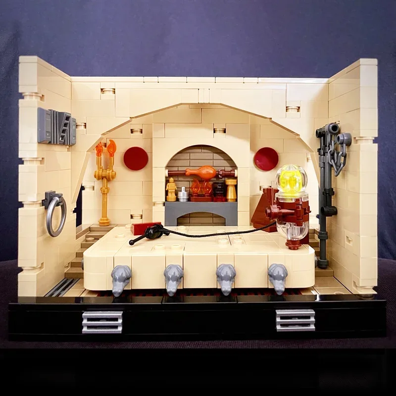 534pcs MOC Jabba S Palace Throne Room Model Building Blocks Construction Toys Assemble Christmas Gift DIY Creative Brick Kids