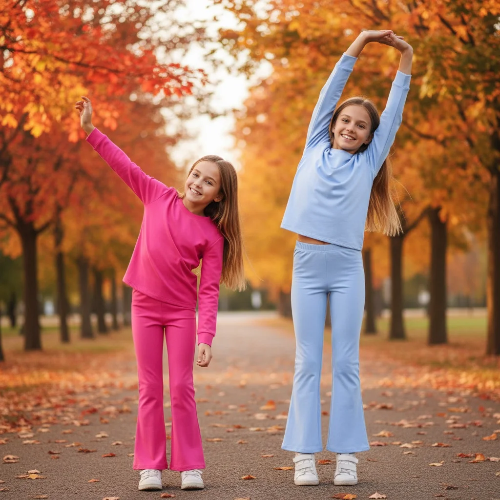 

Осенне-зимняя детская футболка с длинными рукавами и штаны, комплект для девочек, фитнеса, спорта, баскетбола, футбола, тренажерного зала, спортивная одежда, термомайка