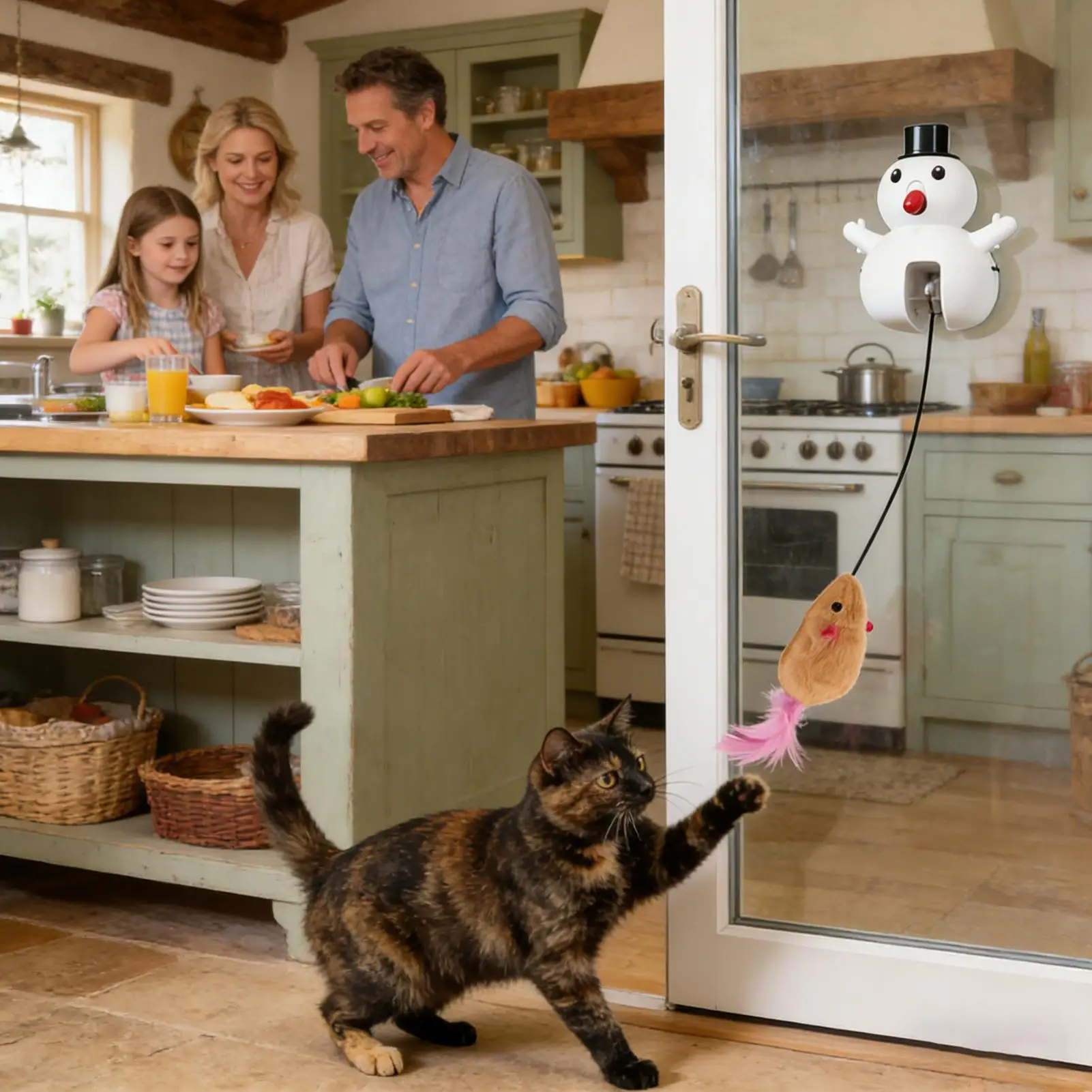 

Интерактивная игрушка для кошек, перезаряжаемая автоматическая игрушка-дразнилка, от скуки, игрушка для кошек для котенка, для стимулирования игр, маленькие упражнения