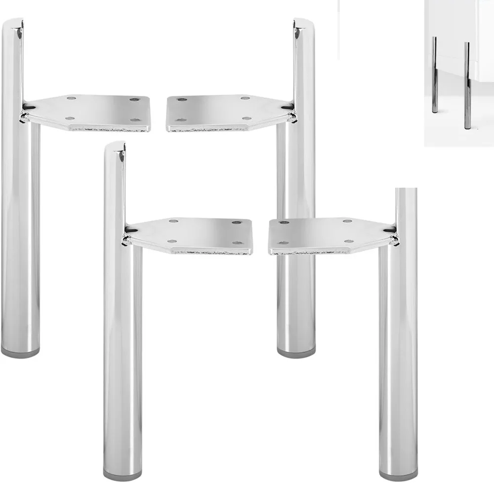 

Metal Furniture Legs, Mid Century Modern Side-Mounted Tapered Replacement Feet for Home DIY Projects Sofa Couch Ottoman TV Stand