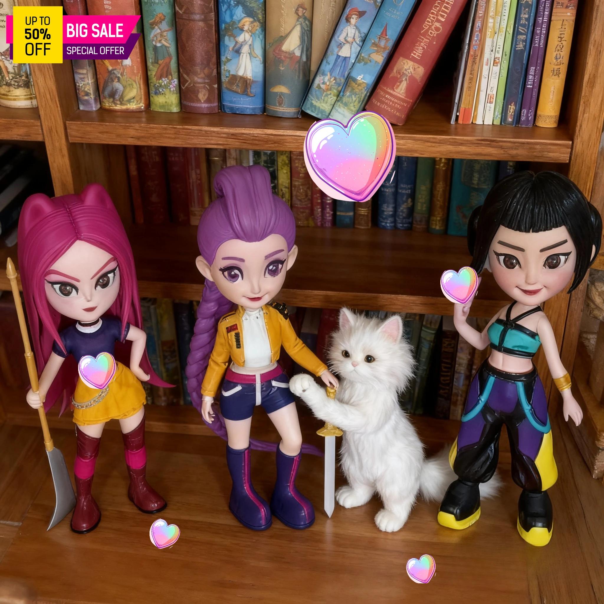 

Слепая коробка аниме Kpop Devil Hunter, забавная слепая сумка для разборки, маленькая статуя, периферийная модель, настольная глухая коробка, украшение в подарок