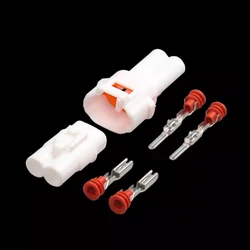 1 sets kit Sumitomo MT090 2 Pin way Male female white waterproof auto Connector motorcycle plug 6187-2171 6180-2181