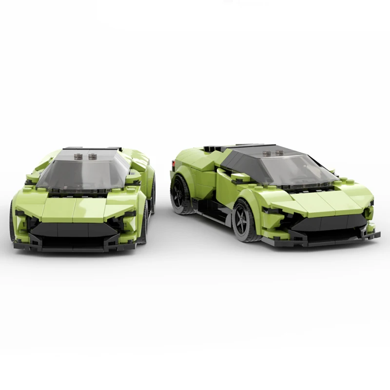 MOC Speed Champions Technical Car Lamborghinis Countachs Huracans Aventadors Gallardos Supercar Sets Building Blocks Kid Toys