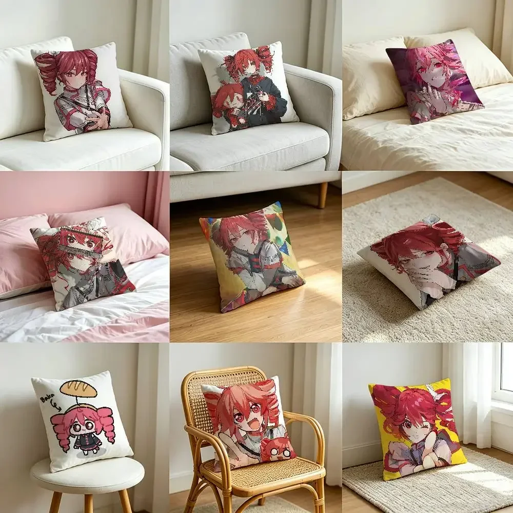 Cute T-Tetos Customizable Square Pillowcases, Stylish And Soft, Perfect For Beds, Cars, And Sofas.