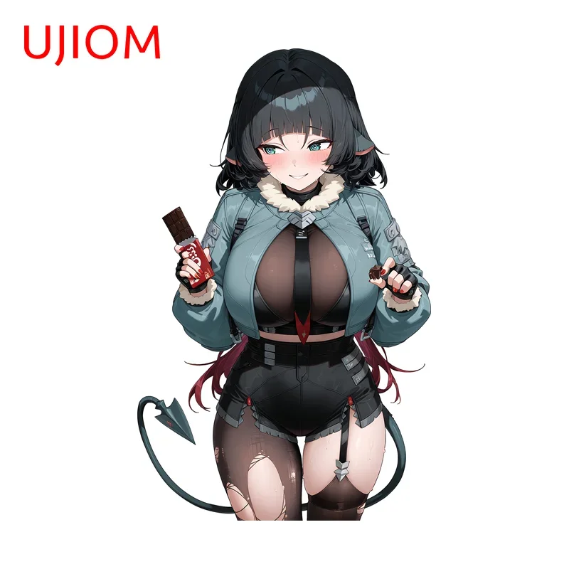 UJIOM Big Boobs Jane Doe Zenless Zone Zero Cool Wall Sticker Nice Skateboard Computer Cooler Decal High-quality Home Decor