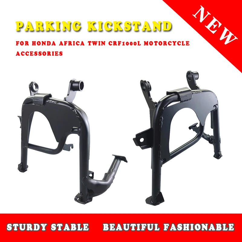 Motorcycle Accessories For Honda Africa Twin CRF1000L Kickstand Center Central Parking Stand Foot Holder Big Feet Bracket