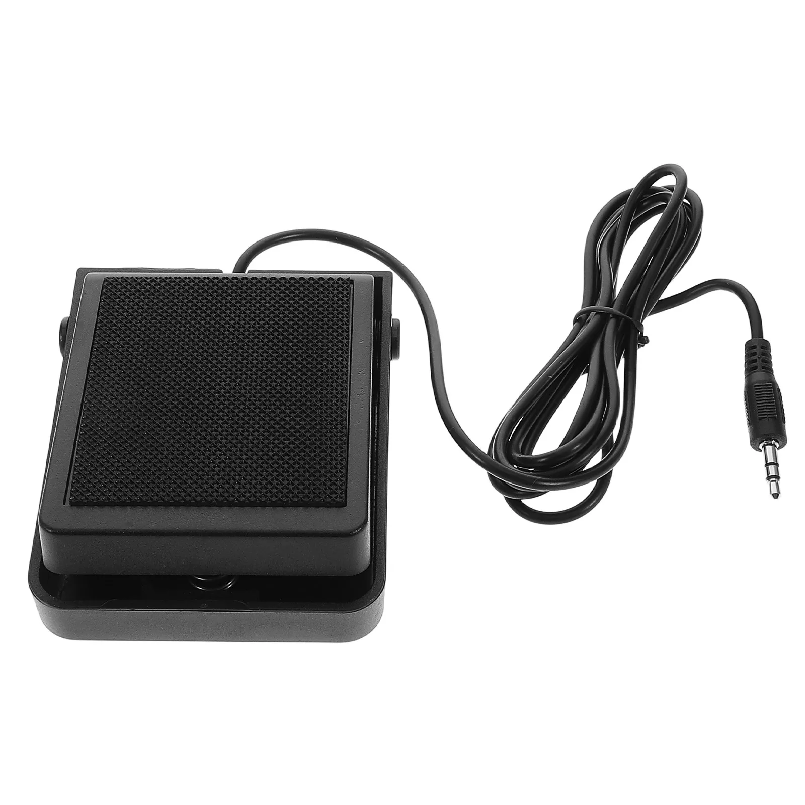 Universal Sustain Pedal for Electric Piano Keyboard Midi Synthesizer Sturdy ABS Metal Construction Nonslip Base 3.5mm Jack