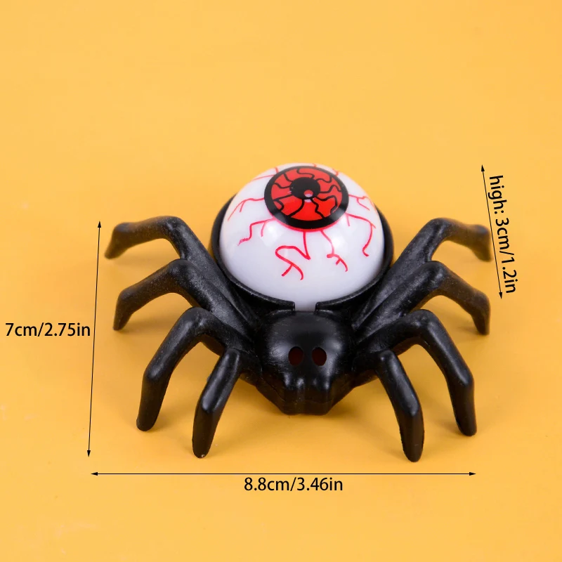 Halloween Led Electronic Glowing Spider Candle Lamp skull Eye Beads Light halloween Party Atmosphere Decorations horror Props