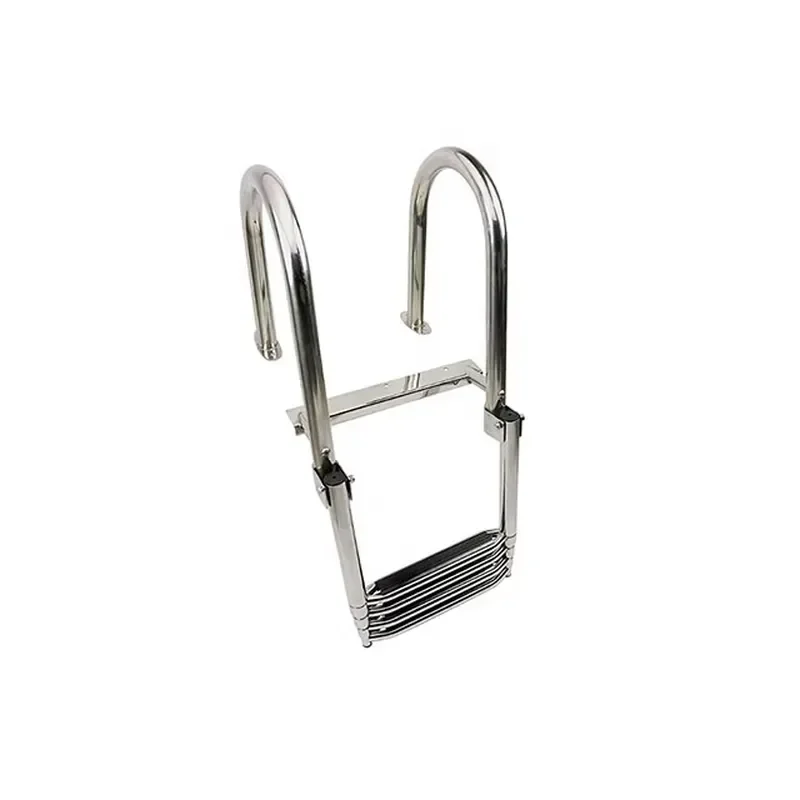 Marine Grade SS316 Stainless Steel Boat Ladder 3 Step Boarding Platform Dock Accessory for Yacht Sailboat Swimming Pool Deck