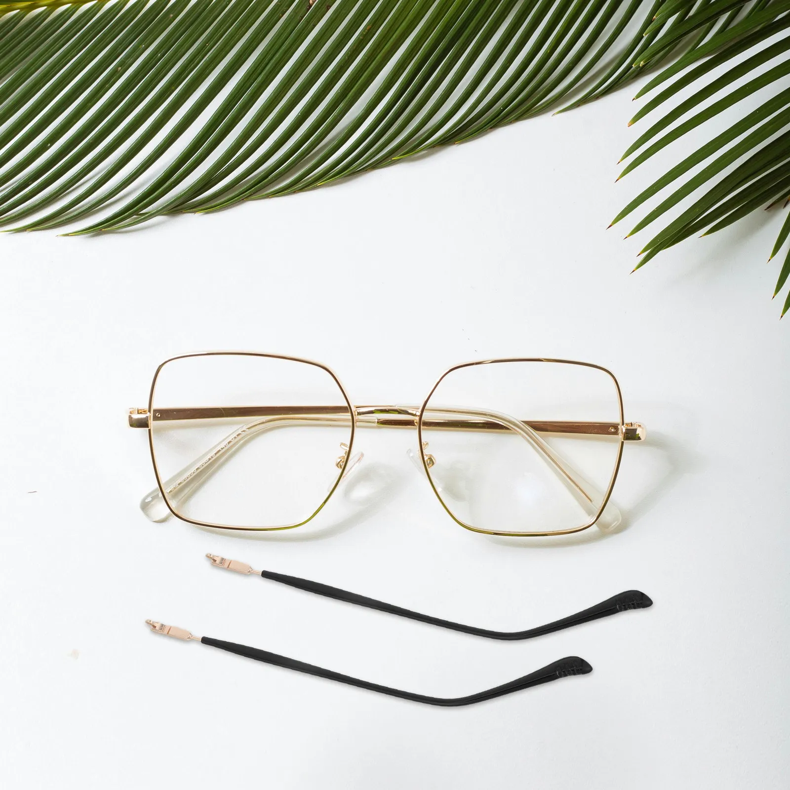 

Пара металлических дужек для очков с улучшенным захватом и выпуклыми зубцами, запчасти для ремонта оправ универсальных очков