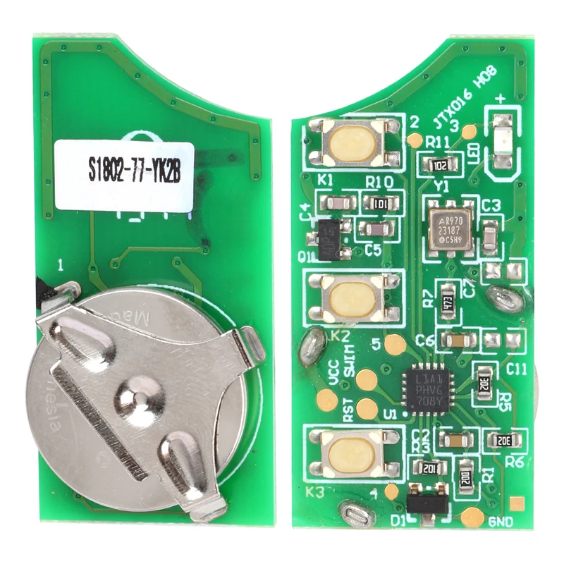 KEYECU P/N: 3704050-SA01S ASK 434MHz 4D60 Chip OEM Parts PCB Flip Remote Key Fob for Dongfeng 580 2010 2011 2012 2013 2014 2015