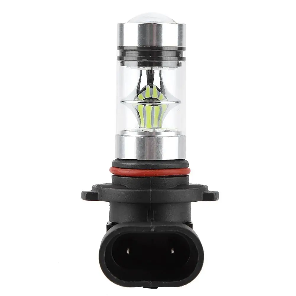 2 قطعة 9005 100 واط 6000 كيلو ل الأبيض LEDFoglight لمبات عدة الضباب ضوء المصباح سيارة مصباح قيادة اكسسوارات السيارات تيار مستمر 12 فولت-28 فولت
