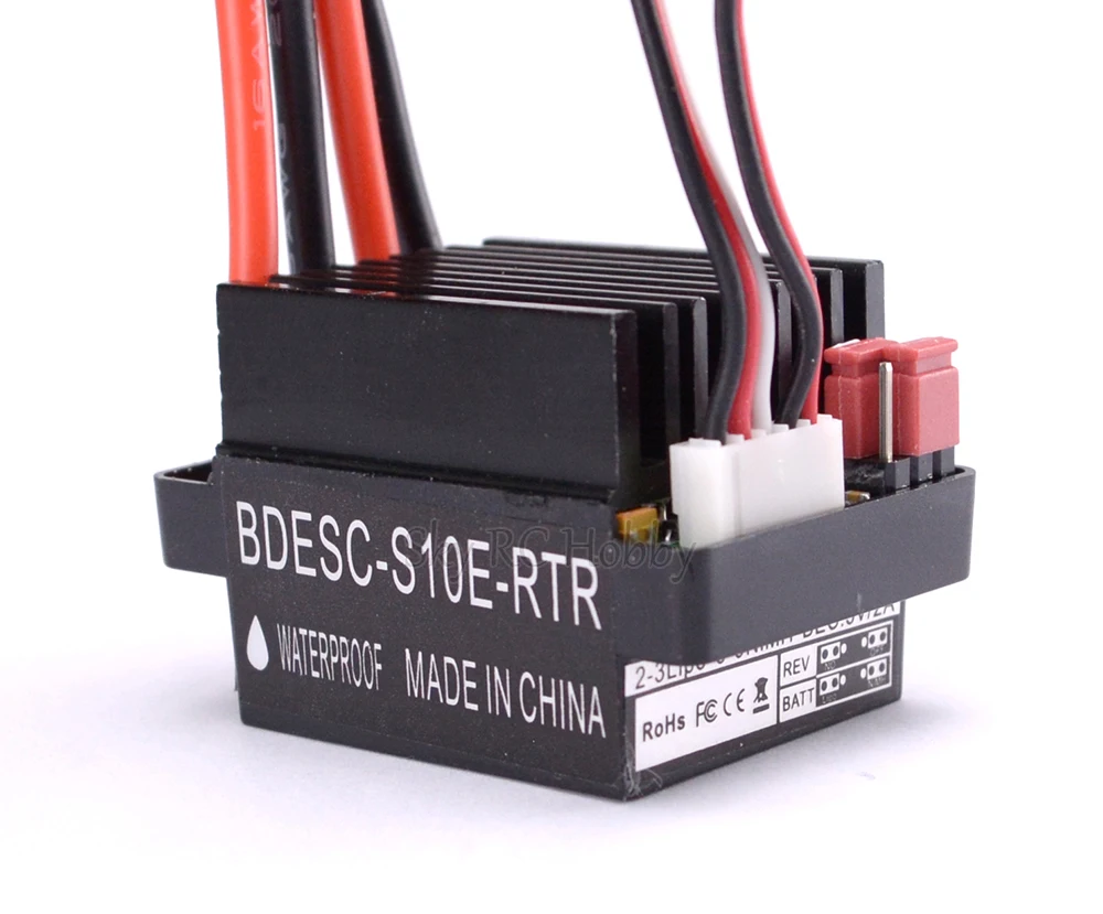 RC Hobby Brushed Motor Speed Controller 320A w/ 2A BEC Brush ESC for Different Types RC Car TRX TRX4 TRX6 Cars or Boats