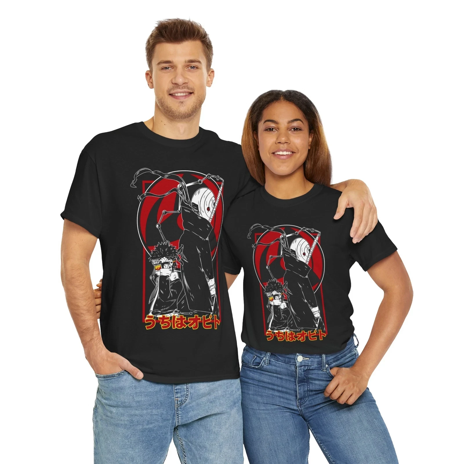 

Obito Uchiha T-Shirt Naruto Shippuden Itachi Akatsuki Anime Unisex Tee Men Fashion Japanese Anime Crew Neck Women Short Sleeve