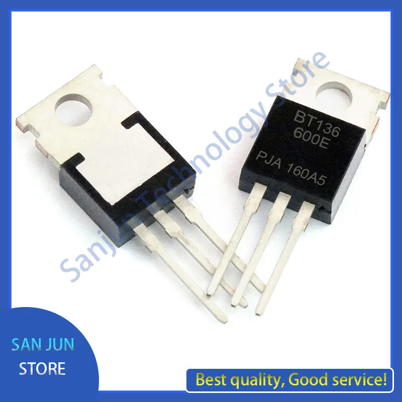 

new BT136-600E TO-220 Through-hole thyristor, three-terminal bidirectional triac switch