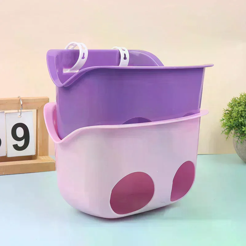 /GJ/Bike Doll Seat Basket With Holder For Kid Bicycle Handlebar Decorate Baby Bicycle Baby Seat Doll Pink Purple Kids