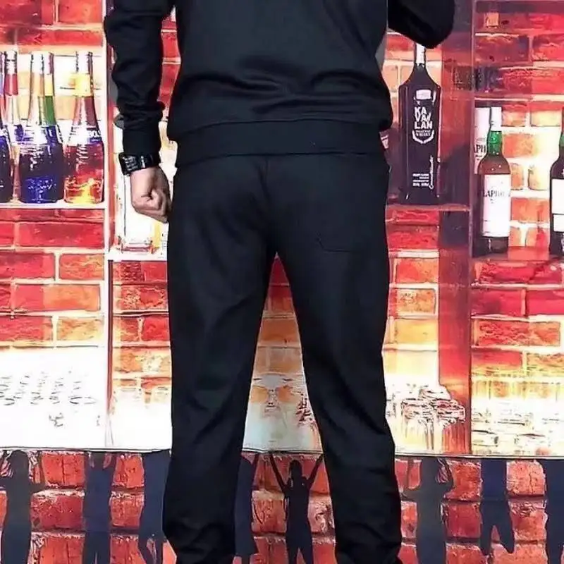 Men's Trendy Hooded 2pcs Set: Stylish Sweatshirt Outfit Ideal for Casual Wear, Jogging & Various Sports - Image 6