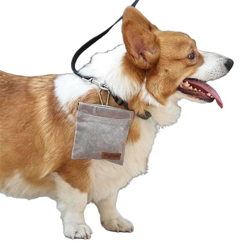 

Dog Training Snack Bag Outdoor Travel Dog Food Storage Container Treat Pouch Portable Food Dispenser Bag Durable Pet Accessories