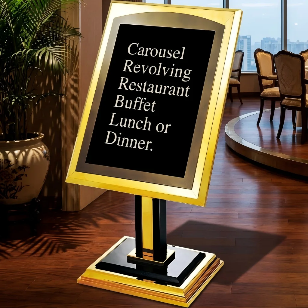 One Stop Hotel Supply Solution Lobby Sign Holder Stand Guiding Ign Welcome Sign Stand Wedding for Hotel Renovation Projects