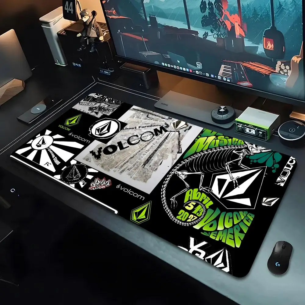 DIY Volcom Mouse Pad Gamer Mousepad Baby Bear Mouse Pad Large Mouse Mat Natural Rubber Desk Rug PC Desk Mats Design Mousepads