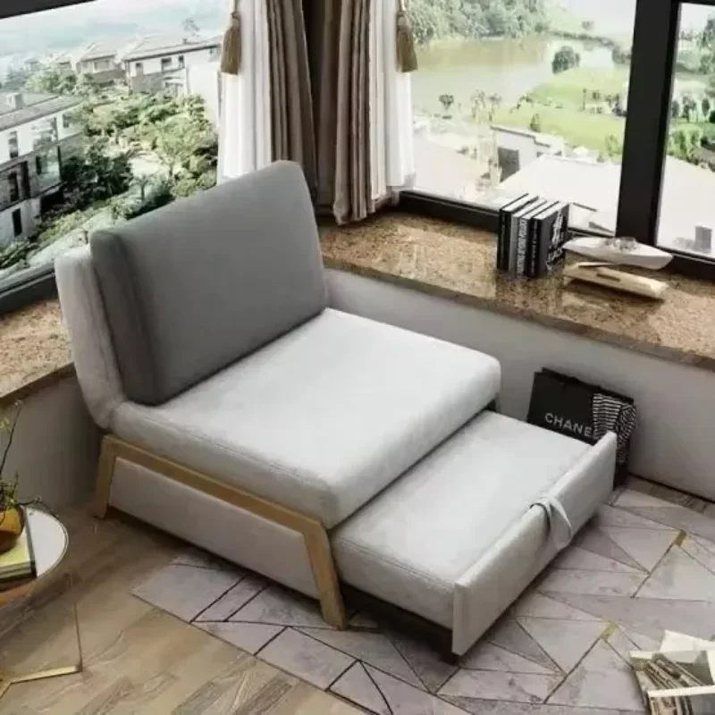 

Modern latest comfortable home furniture hotel 3 seats wooden frame fabric leather living room folding sofa bed with storage