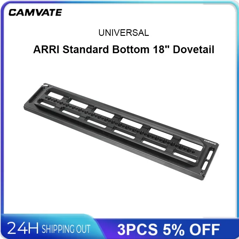 CAMVATE ARRI Standard Bottom Dovetail Plate Quick Release Baseplate18