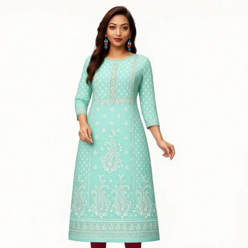 Muslim Women's Turkish Abaya Kurt Straight Tube Ethnic Slit hem Takchita Dress Abito Donna Musulmana Girls Prayer Dress
