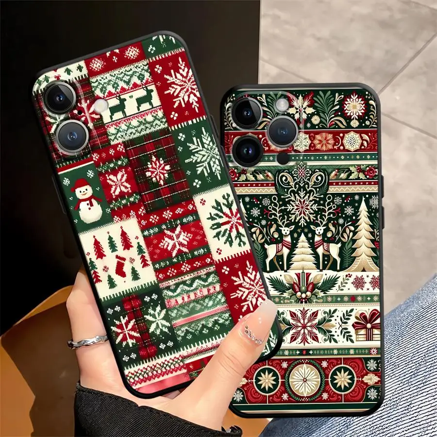 حافظة لهاتف آيفون 17 16 Pro Max X XS XR 7 8 12 11 13 Mini 15 Plus SE 14 17Air غطاء خلفي ناعم لعيد الميلاد الساخن #2