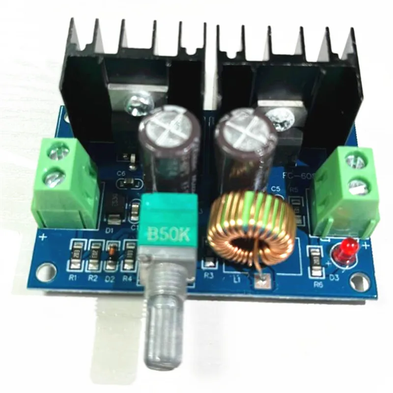 XH-M401 DC-DC Step Down Buck Converter Power Supply Module XL4016E1 PWM Adjustable 4-40V To 1.25-36V Step Down Board 8A 200W