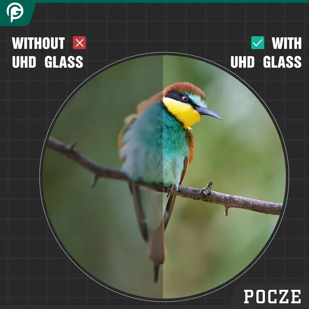 กล้องส่องทางไกลสำหรับผู้ใหญ่ กล้องส่องทางไกลน้ำหนักเบาสำหรับดูนก ท่องเที่ยว กีฬากลางแจ้ง การล่าสัตว์