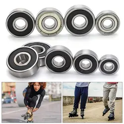 1Pcs 6000ZZ 6000RS 6001ZZ 6001RS Ball Bearing Double Shield Bearing Steel Roller Skates Scooter Deep Groove