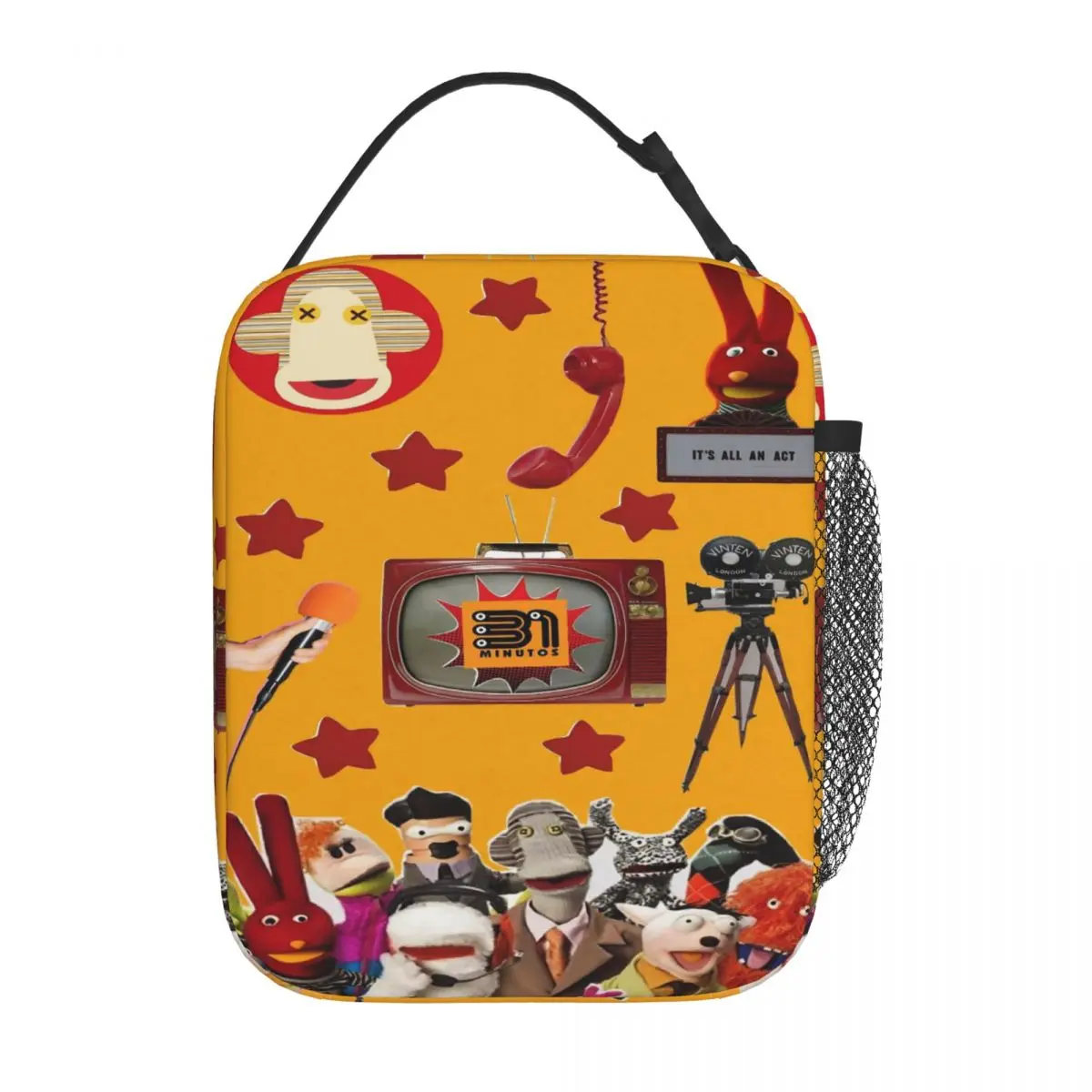 31 Minutos Insulated Lunch Bag Portable 31 Minutes Chilean Comedy Reusable Thermal Bag Tote Lunch Box School Travel Men Women