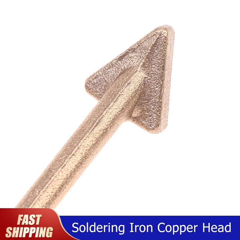 Plastic Repair Triangular Copper Smoothing Head Triangular Soldering Iron Copper Head Leather Raft Repair Wrinkle Ironing Irons