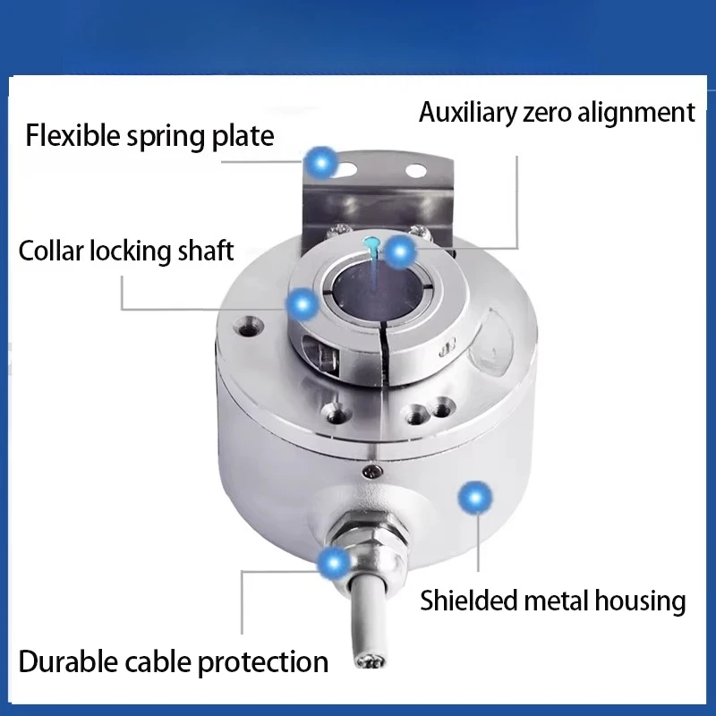 Industrial Automation K50 Incremental Rotary Encoder Hollow Shaft Encoder Resolution