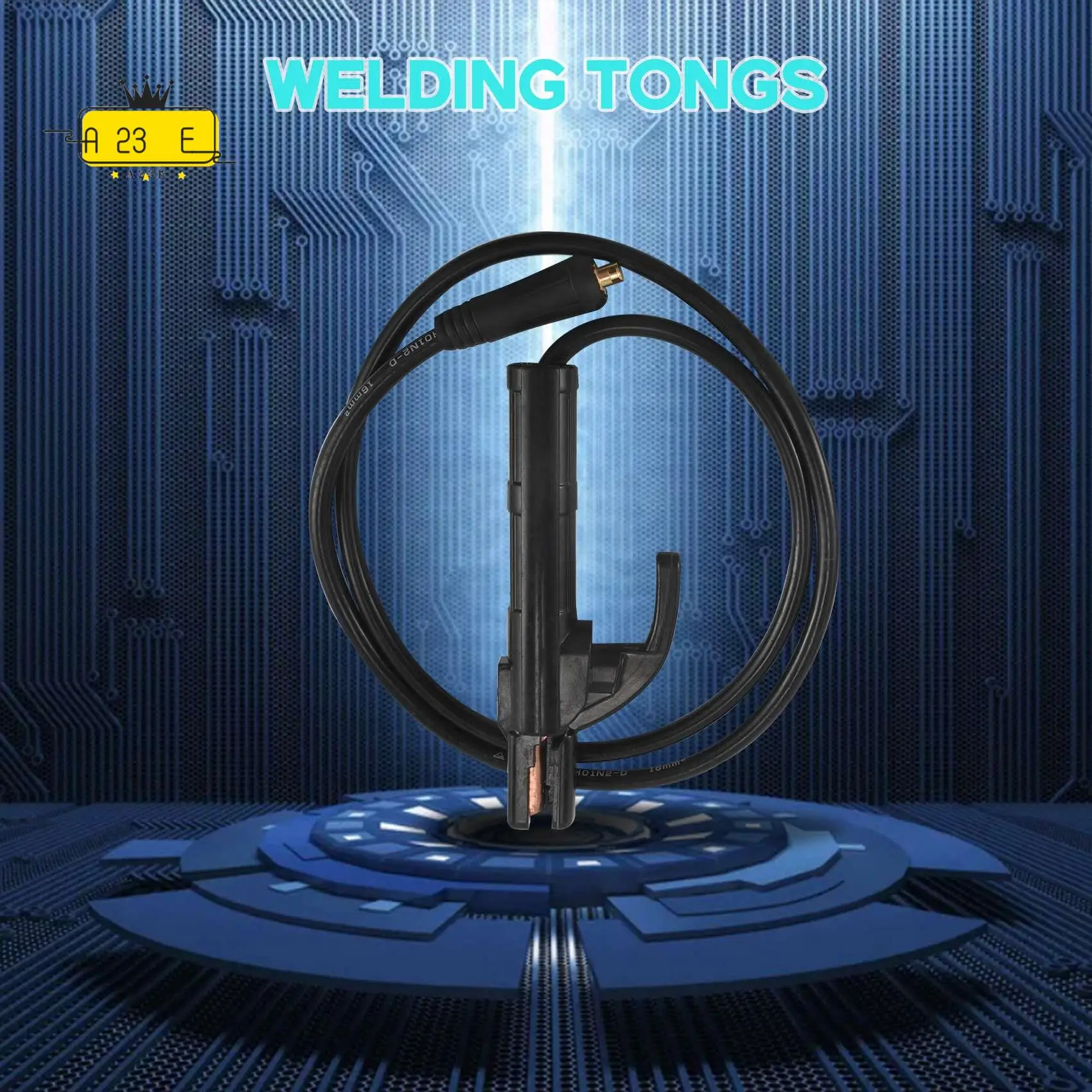 

A23E-Professional 300A Ground Welding Earth Clamp Clip Set For Mig Tig ARC Welding Machine 1.5M Cable 10-25 Plug Durable