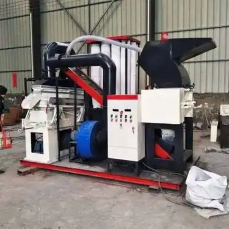 scrap plastic recycle shredder mini machine copper wire making machine copper wire stripping machine