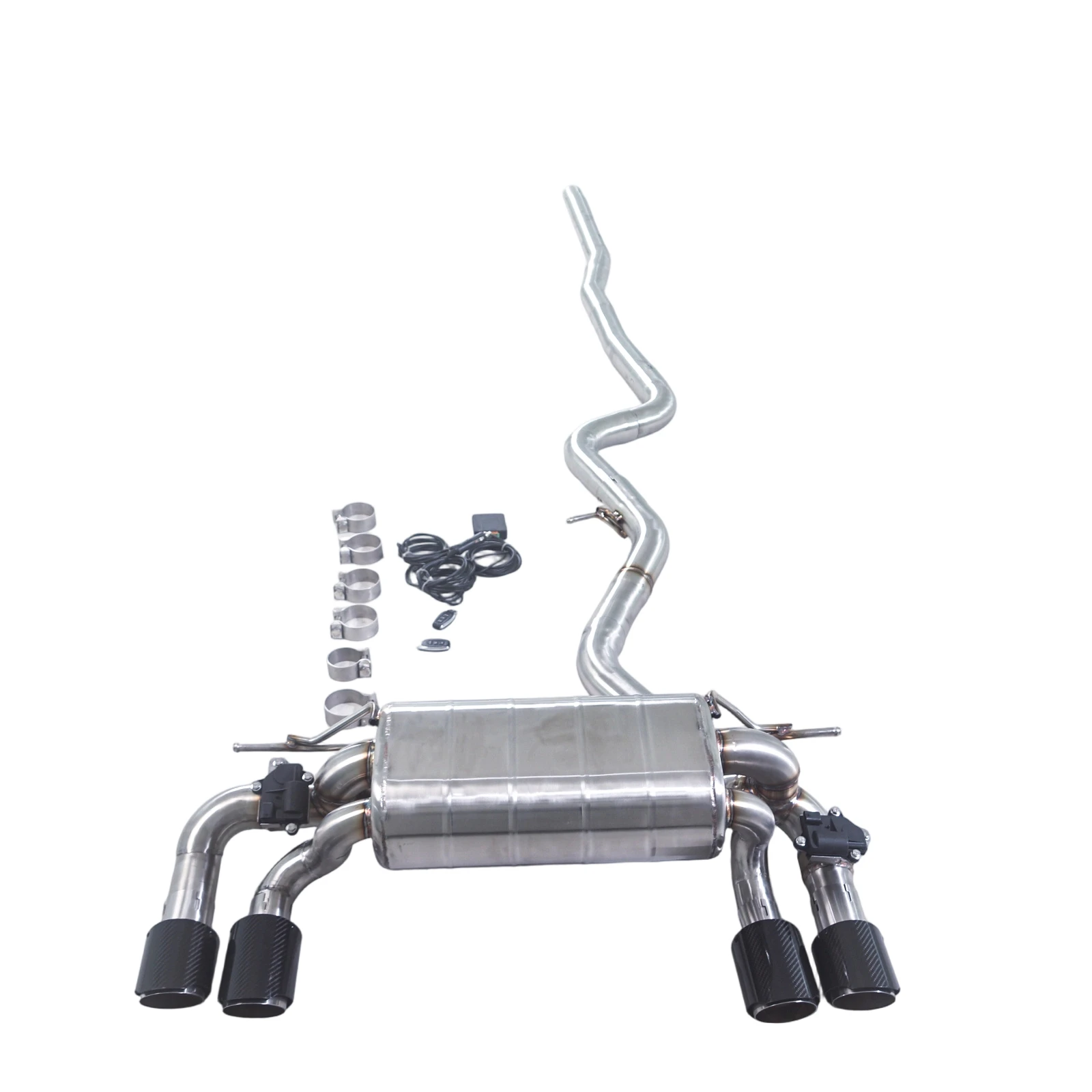 For Suitable  2013-2023 BMW 220i 225i 230i 2.0T F22 F23 B48 304 Stainless Steel Valvetronic Exhaust System Muffler