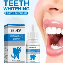 Sérum blanchissant pour les dents, essence efficace, élimine la plaque dentaire, dentifrice jaune, haleine fraîche