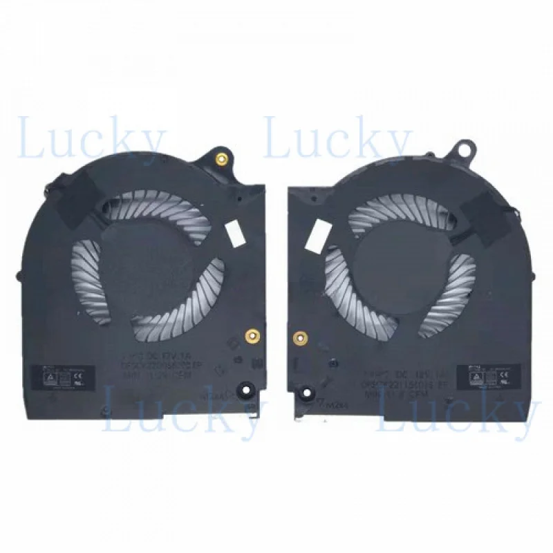 f   New for  Dell Alienware M15 Ryzen R5 R6 2021 Laptop CPU GPU Cooling Fan EG75071S1 12V
