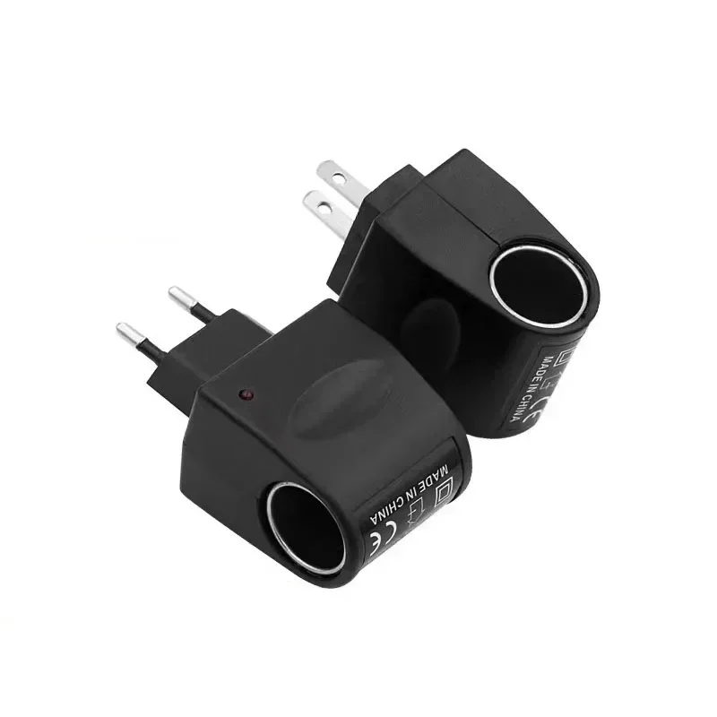 Car Cigarette Lighter Adapter AC 220V To DC 12V EU US Plug Converter Wall Power Socket Plug Adapter Auto Converter Car Accessory