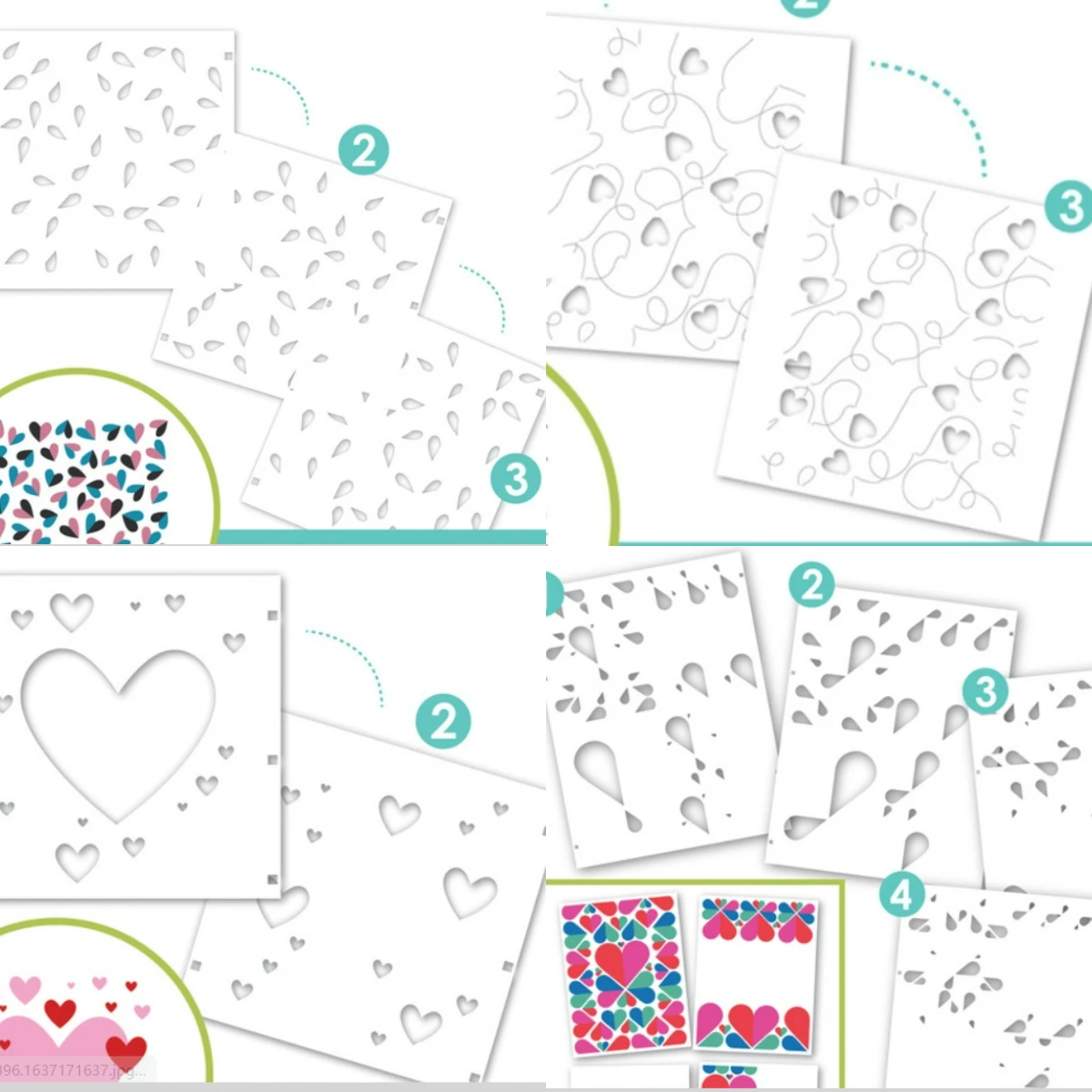 

Трафарет-гирлянда для Diy, скрапбукинга, ремесел, шаблон для фотоальбома, украшение ручной работы, подарок, Новое поступление 2025, фото