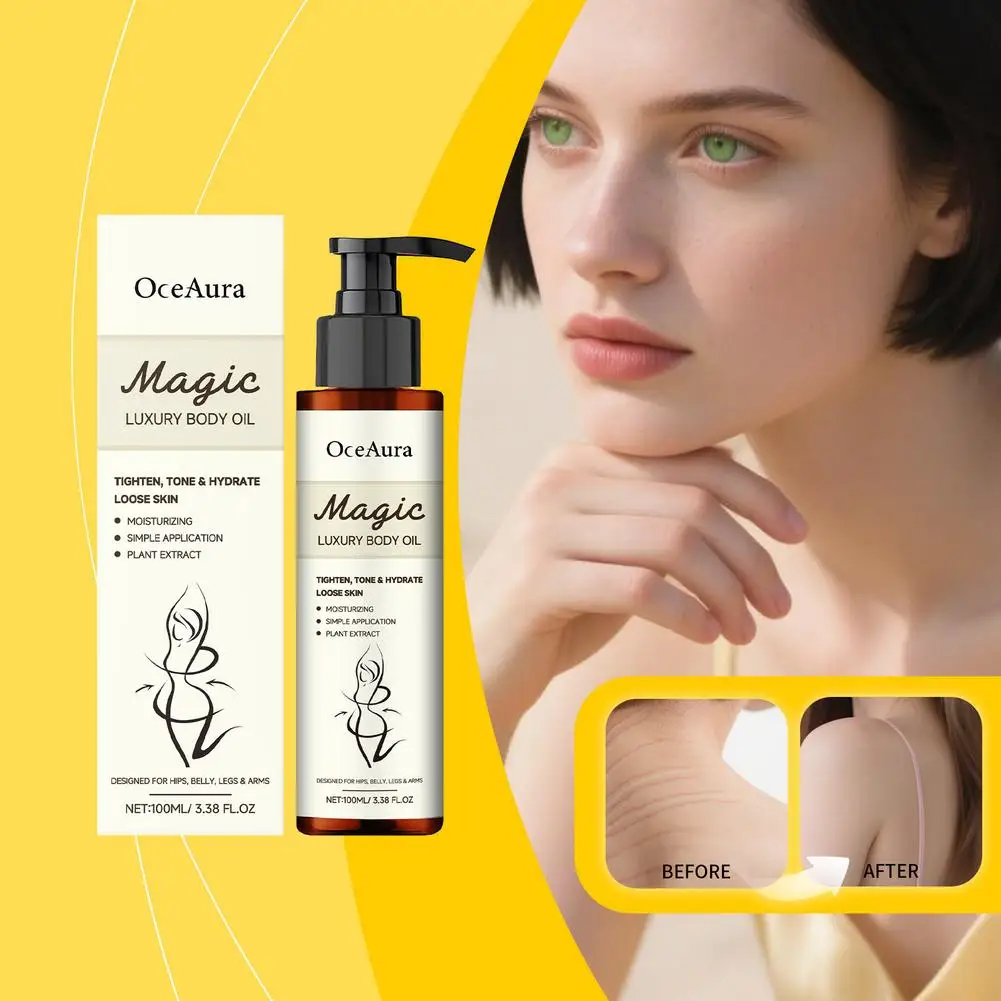 

100ml Collagen Body Oil Moisturizing and Moisturizing Whole Body Massage Essential Oil for Dry Skin Moisturizer Hydrating A5W7