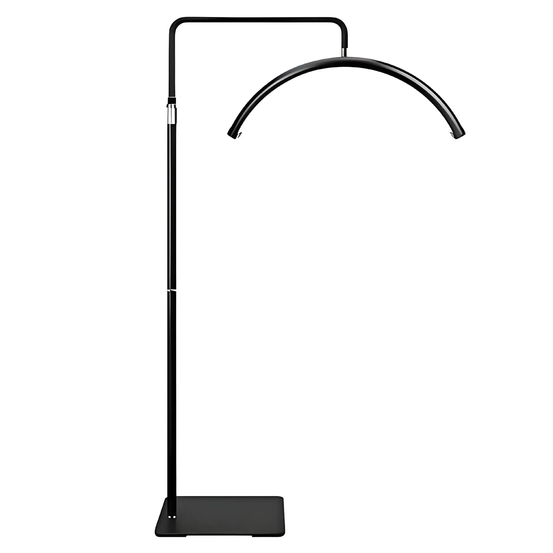 Salon-kwaliteit halvemaanvormige beauty-vullicht met traploos dimbaar verstelbare arm, perfect voor schoonheidssalons & make-upstudio's. Verheldert. - afbeelding 2