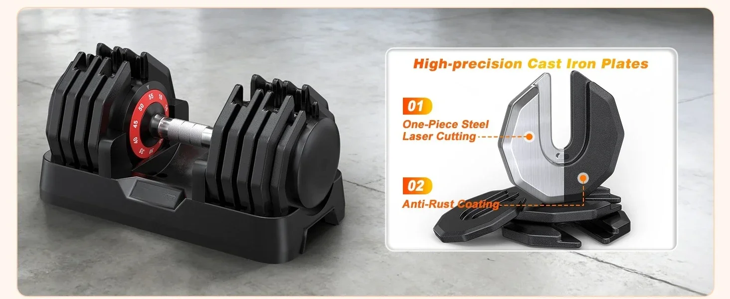adjustable dumbbells set