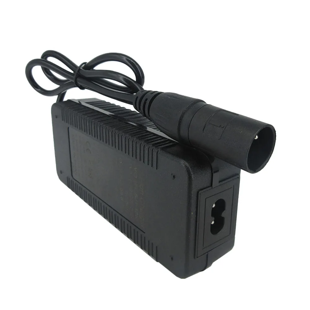 14S 58.8V 2A Li-ion Charger For 52V 51.8V Lithium 18650 10AH 15AH 20AH Battery Charger XLRM 1+ 2- GX16 DC