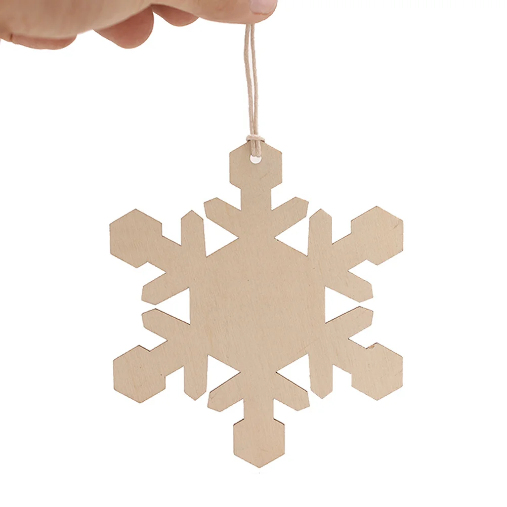 

10Pcs Natural Wood Slices Christmas Hanging Plaque Handmade Craft Base for Kids Creativity Development Art Activity Holiday Gift