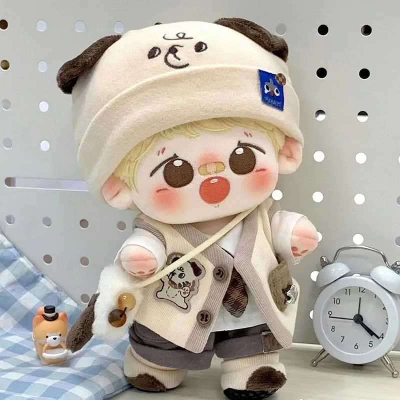 Hoodie 20cm Plush Toy Clothes Overalls Shoulder Strap Cotton Doll Clothes Dress Up Sportswear Plush Toy Clothes 20cm Doll