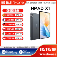 N-ONE NPad X1 Tablet PC 8GB RAM+128GB ROM 10.95'' 2000*1200 FHD IPS Android 13 4G LTE 8-Cores MTK G99 Fast Charging WIFI BT5.1