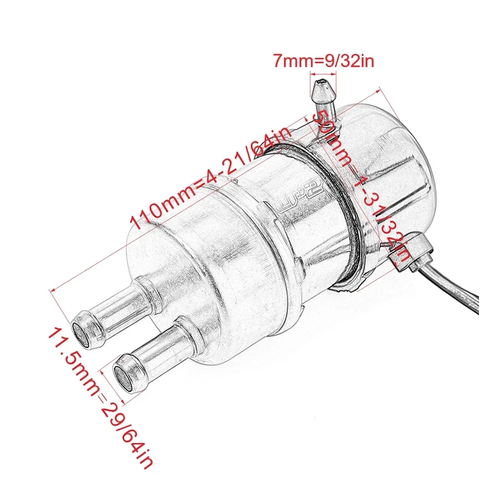 16710-KFG-003 Motorcycle fuel pump For Honda NSS250 Reflex MF06 2001-2007 / CBR1000F TRX350 VTX1300 PC800 CBR500 image 6